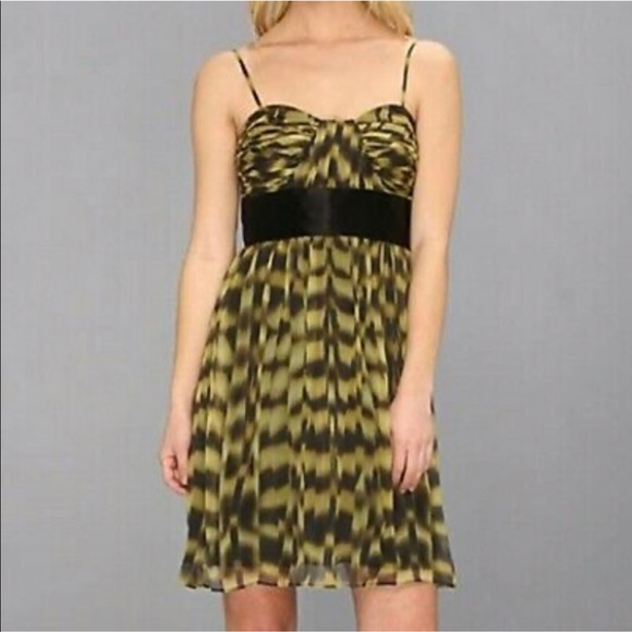 Calvin Klein Dresses & Skirts - Calvin Klein Raw Silk Pleated Dress Strapless, Size 6 NEW w/Tag